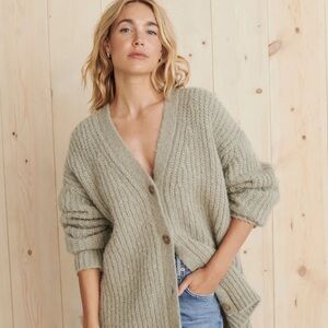 Jenni Kayne cocoon cardigan in willow